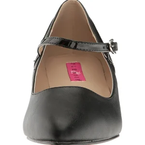 Noir Similicuir 5 cm FAB-425 grande taille escarpins femmes