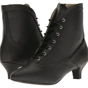 Noir Similicuir 5 cm FAB-1005 grande taille bottines femmes