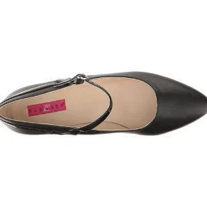 Noir Similicuir 5 cm FAB-425 grande taille escarpins femmes