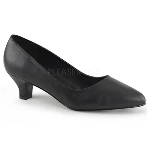 Noir Similicuir 5 cm FAB-420W escarpins à talons hauts