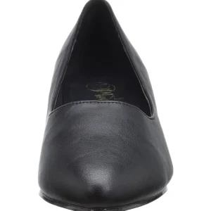 Noir Similicuir 5 cm FAB-420W Escarpins Talons Hauts Hommes