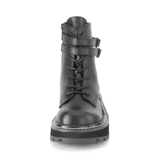 Noir Similicuir 3 cm LILITH-152 bottines demoniacult plateforme