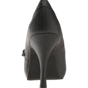 Noir Similicuir 11,5 cm PINUP-01 grande taille escarpins femmes
