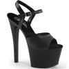 Noir Similicuir 18 cm Pleaser SKY-309 Plateforme Haut Talon