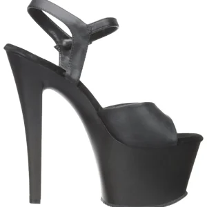 Noir Similicuir 18 cm Pleaser SKY-309 Plateforme Haut Talon