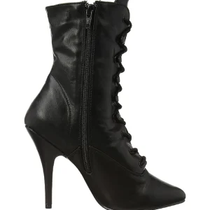 Noir Similicuir 13 cm SEDUCE-1020 Bottines Femmes pour Hommes