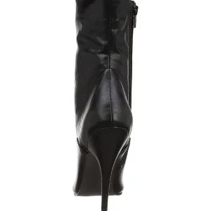 Noir Similicuir 13 cm SEDUCE-1020 Bottines Femmes pour Hommes