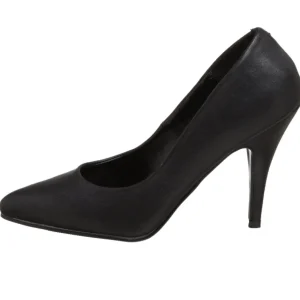 Noir Similicuir 10 cm VANITY-420 escarpins à bout pointu