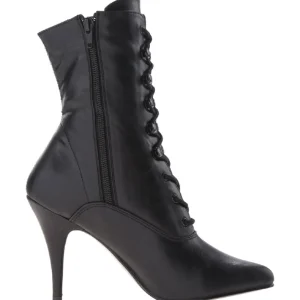 Noir Similicuir 10,5 cm VANITY-1020 Bottines Talons Hauts Femmes