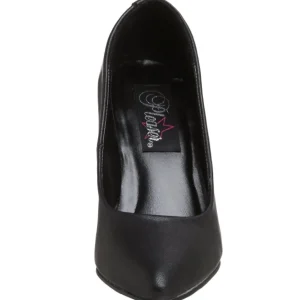 Noir Similicuir 10 cm VANITY-420 escarpins à bout pointu