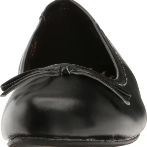Noir Similicuir ANNA-01 grande taille chaussures ballerines