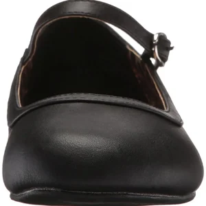 Noir Similicuir ANNA-02 grande taille chaussures ballerines