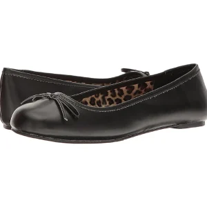 Noir Similicuir ANNA-01 grande taille chaussures ballerines