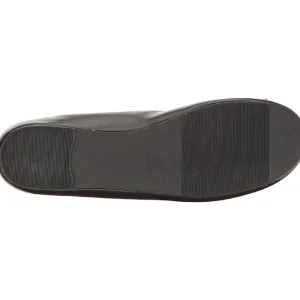 Noir Similicuir ANNA-01 grande taille chaussures ballerines