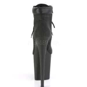 Noir Suédine 20 cm FLAMINGO-800TL bottines pleaser plateforme