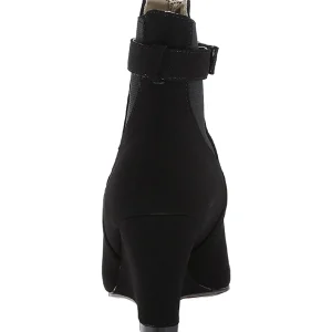 Noir Suede 7,5 cm KIMBERLY-102 grande taille bottines femmes