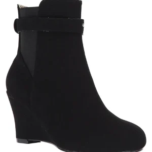 Noir Suede 7,5 cm KIMBERLY-102 grande taille bottines femmes