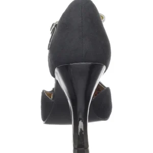 Noir Suede 10 cm SMITTEN-10 Rockabilly escarpins à talons hauts