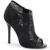 Noir Tissu 13 cm AMUSE-56 Chaussures Escarpins de Soirée