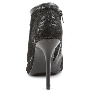 Noir Tissu 13 cm AMUSE-56 Chaussures Escarpins de Soirée