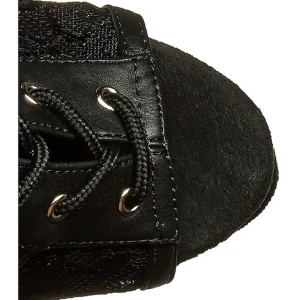 Noir tissu en dentelle 20 cm FLAMINGO-896LC bottines à lacets femmes
