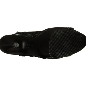 Noir tissu en dentelle 20 cm FLAMINGO-896LC bottines à lacets femmes