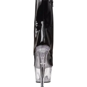 Noir Transparent 18 cm ADORE-1021 bottines plateforme pour femmes