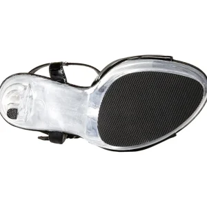 Noir Transparent 13 cm COCKTAIL-509 Plateforme Sandales Hauts Talons
