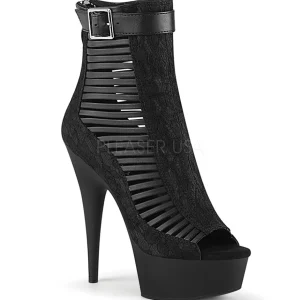 Noir Vegan 15 cm DELIGHT-600-27LC bottillons riccianera bout ouvert