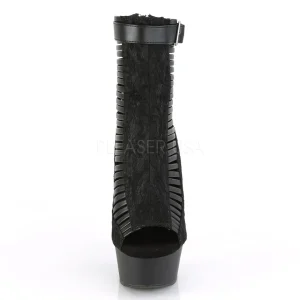 Noir Vegan 15 cm DELIGHT-600-27LC bottillons riccianera bout ouvert