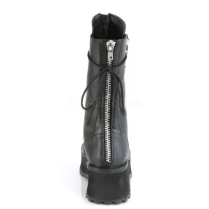 Noir Vegan 7 cm GRAVEDIGGER-14 bottes demoniacult - bottes plateforme unisex