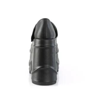 Noir Vegan 15 cm WAVE-32 escarpins mary jane plateforme compensé