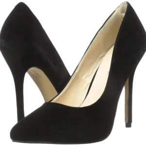 Noir Velours 13 cm AMUSE-20 Escarpins Talons Aiguilles Hommes
