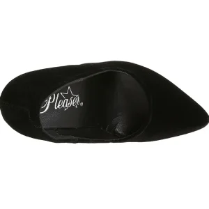 Noir Velours 13 cm SEDUCE-420 escarpins à bout pointu