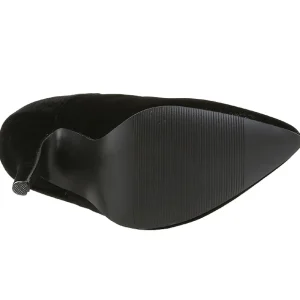 Noir Velours 13 cm SEDUCE-420 Escarpins Talons Aiguilles Hommes