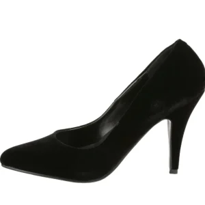 Noir Velours 10 cm VANITY-420 escarpins à bout pointu