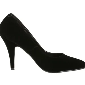 Noir Velours 10 cm VANITY-420 escarpins à bout pointu