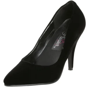 Noir Velours 10 cm VANITY-420 Escarpins Talons Aiguilles Hommes