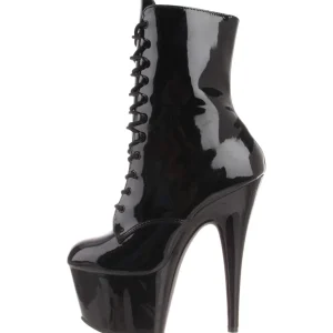 Noir Verni 18 cm ADORE-1020 bottines plateforme pour femmes