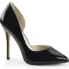 Noir Verni 13 cm AMUSE-22 Chaussures Escarpins Classiques