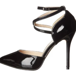 Noir Verni 13 cm AMUSE-25 Chaussures Escarpins de Soirée