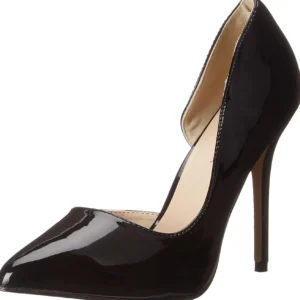 Noir Verni 13 cm AMUSE-22 Chaussures Escarpins Classiques