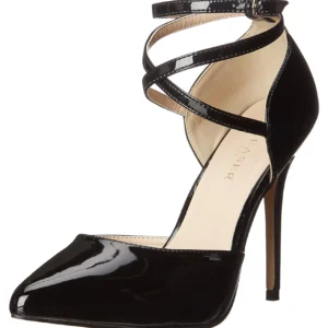 Noir Verni 13 cm AMUSE-25 Chaussures Escarpins de Soirée