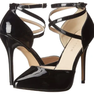 Noir Verni 13 cm AMUSE-25 Chaussures Escarpins de Soirée