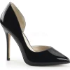 Noir Verni 13 cm AMUSE-22 Escarpins Talons Aiguilles Hommes