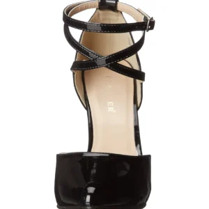 Noir Verni 13 cm AMUSE-25 Escarpins Talons Aiguilles Hommes