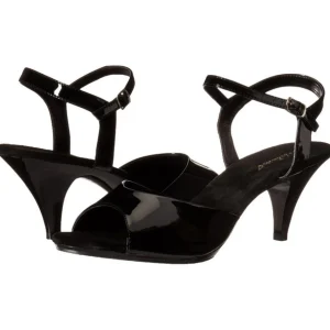 Noir Verni 8 cm BELLE-309 Sandales Femme a Talon