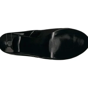 Noir Verni 14,5 cm Burlesque TEEZE-06W pieds larges escarpins pour homme