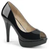 Noir Verni 13,5 cm CHLOE-01 grande taille escarpins femmes