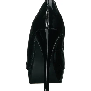 Noir Verni 13,5 cm CHLOE-01 grande taille escarpins femmes